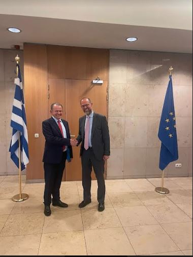 Συνάντηση του Διευθύνοντος Συμβούλου της ΟΛΒ Α.Ε. στις Βρυξέλλες για τη σύνδεση Βόλου – Αλεξάνδρειας