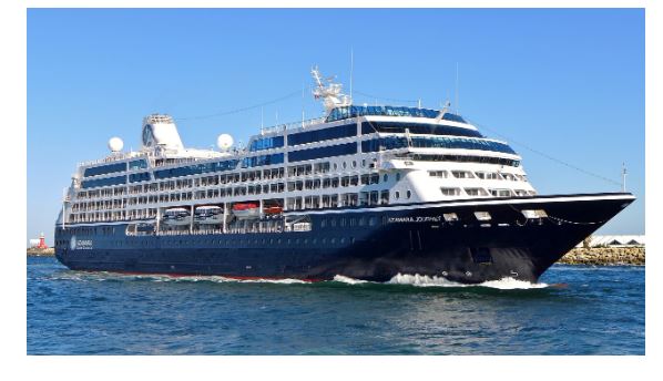 Κατάπλους Κρουαζιεροπλοίου «AZAMARA JOURNEY»