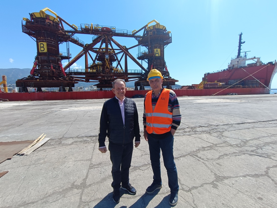 Στο λιμάνι του Βόλου ένα από τα μεγαλύτερα έργα μεταλλικών κατασκευών 